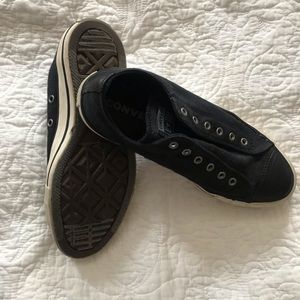 Slip on converse black